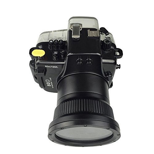 Polaroid Bo  tier sous-marin   tanche de plong  e SLR pour l appareil-photo Canon 80D With 18-105mm Lens