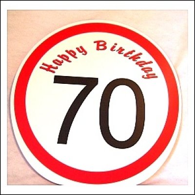 Udo Schmidt Geschenktüte Happy Birthday 70