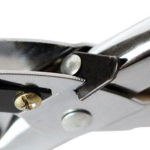 KurtzyTM 6-Loch Lochzange Revolverlochzange für Leder Handarbeit Werkzeug Gürtel Ösen Leinen u.v.m - 4