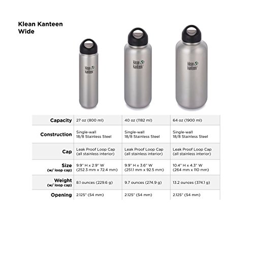 Klean Kanteen 800 ml Kanteen Wide - 2