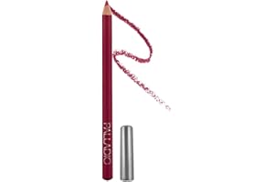 Palladio Lip Liner Pencil, Wooden, Firm yet Smooth, Perfectly Outlined Lips, Hydrating, Moisturizing, Rich Pigmented Color, Long Lasting, Pink Frost