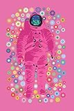  Flowery Astronaut Frankie: Notebook Journal. Pink Astronaut Frankenstein\'s Monster Surrounded By Flowers. Cute & Quirky.