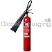 Produktbild 2 x 5 kg co2 Kohlendioxid Feuerlöscher – Ideal für Lager/Office/Home