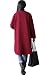 Vogstyle Women's Casual Long Sleeve Trench Coat Medium Style 1-Wine Red