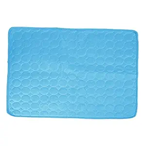 Aswadh Soft Pet Cooling Mat Dog Cool Pad Cotton Liner Bed Cats Cushion Blue