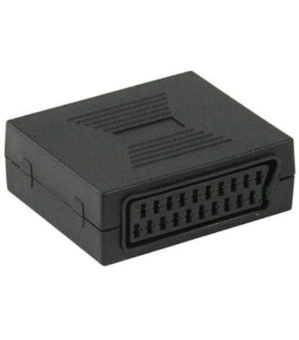 Adattatore Scart Maschio Audio Video RCA Femmina Convertitore Presa Decoder DVD