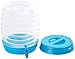Produktbild PEARL Faltbares Fass: Faltbares Fässchen, Auslaufhahn, Ständer, 7,5 Liter, blau/transparent (Faltbarer Wasserkanister)