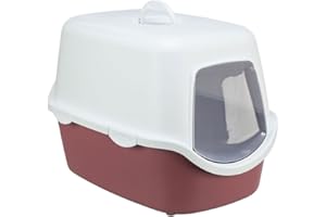 Trixie – Arena para Gatos, Color Frambuesa/Blanco, 10 L, Aglomerante, Baja en Polvo, Higiene Óptima para Gatos