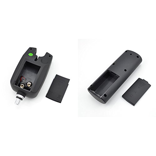 1+3 Carp Fishing Wireless Bite Alarm Set LED with Adjustable Volume Tone Control in Zipped Case - Image 7
