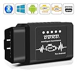 ★【BREITE KOMPATIBILITÄT】 Der OBD 2 Bluetooth Reader funktioniert für das Auto mit OBD2 Anschluss und die meisten Fahrzeuge mit Benzin(USA Baujahr 1996 oder später). Es unterstützt 2000 EU-basierte Benzin sowie 2010 Jap/ROK-Fahrzeuge. Es unterstützt NICHT LKW, Sattelschlepper, Muldenkipper, Traktoren, Hybriden, Elektrofahrzeuge und andere Nutzfahrzeuge.