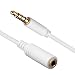 Produktbild Ligawo 6535051 Klinken Kabel (1m, 3,5mm Stecker/Buchse 4-polig) weiß