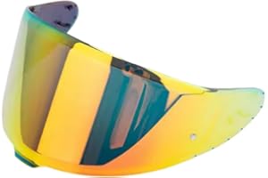 Guajiro - Visor Compatible with Shoei NXR 2 - Z8 - X15 - XSPR Pro - CWR-F2 | Polycarbonate Lens Prepared for Pinlock | Scratch-Resistant and Anti-Fog (Red)