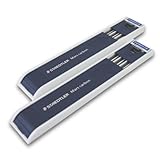 12 conduce a un paquete Staedtler Mars carbon 200-B 2 mm minas unidades 12 por technico portaminas embrague lápiz 200B