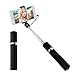 Produktbild BLUBOO S3 Wire Control Selfie-Stangen mit One-Piece U-Shape Handy Stativ für Smartphone von iOS und Android System [Schwarz]