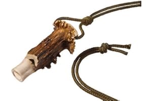 KLAUS DEMMEL Rottumtaler Hundepfeife in Hirschhorn-Optik Rose mit Pfiff