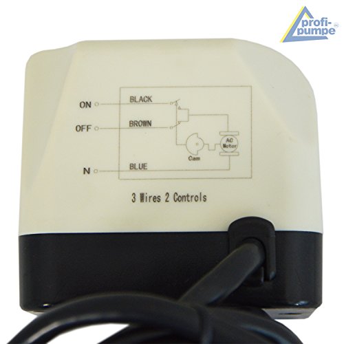 SONDER-AKTION! SOLAR UMSCHALTVENTIL 230V elektrisches Drei-Wege-Ventil ZONENVENTIL MISCHVENTIL 3/4 Zoll motorangetrieben „AQUA-VALVE I“ 3-Wegeventil Umschaltventil Kugelventil Solar-Ventil Heizung Absperrventil THERMOMISCHER Fussbodenheizung - 2