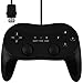 Produktbild TheMax Wii Classic Controller Pro Remote Joypad Game pad Classic Nintendo Controllers Pro Black for Nintendo Wii Wii U Classic Console