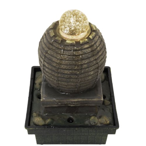 Heitronic LED Zimmerbrunnen Neapel, Glas/ Kunststoff, 35021 - 5