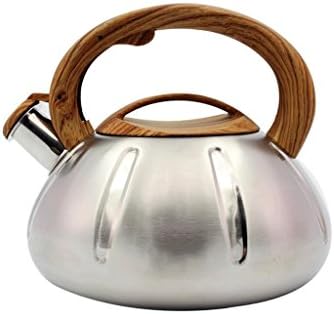 CHENGYI Home 304 Stainless Steel Kettle Thicker Induction Cooker Gas General Kettle Kitchen Restaurant Automatic Whistle 3L