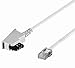Produktbild getyd - 0,5m TAE-F RJ45 DSL / VDSL Kabel - weiß - für Fritz Box o. Speedport Wlan Voip IP Anschlußkabel Fritzbox Router