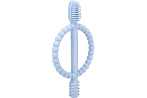OCTY Teething Toys for Baby: Food Grade Silicone, Soothes Gums, Safe & Durable Teether, for Newborns & Toddlers 0-6 Months+. Perfect for Teething & Baby Showers. Comforting Baby Sensory Toy