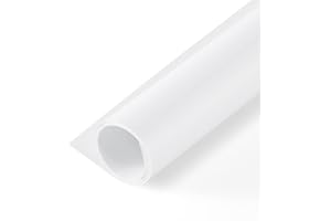 Selens Sfondo fotografico in PVC, 120 x 300 cm, bianco, impermeabile, opaco, liscio, per studio fotografico, ritratto, prodotto per animali domestici, cosmetici, fotografia, backdrop