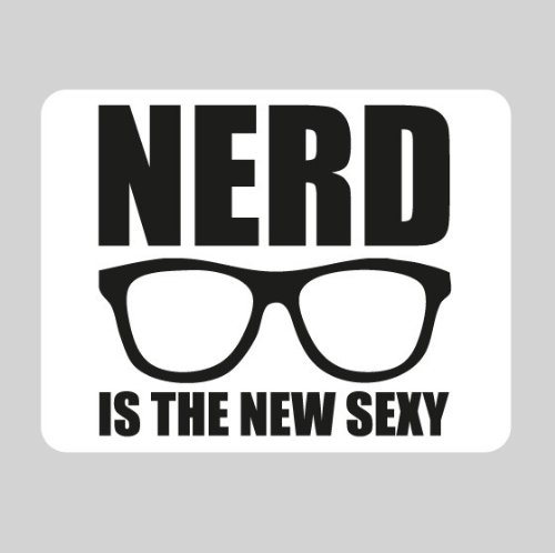 Preisvergleich Produktbild StyloTex Autoaufkleber Nerd is the new sexy
