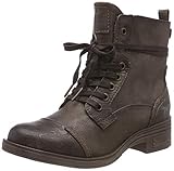 Reißverschluss MUSTANG Damen Stiefeletten, Braun (Mittelbraun 360), 39 EU