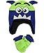 Polar Wear Baby Boys' "Monster Surprise" Beanie & Mittens Set - lime, one size