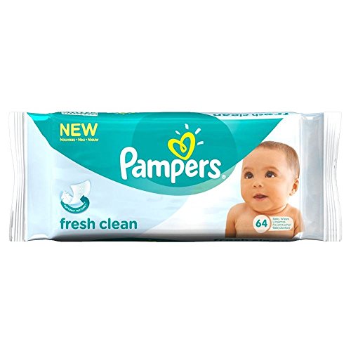 Pampers Fresh Clean Baby Wipes 64 per pack