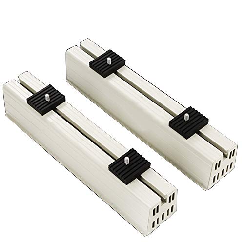 Support de plancher de climatisation, coussinet en caoutchouc absorbant les chocs base de climatisation en résine de PVC réglable en blanc pour unité de condenseur de climatisation mini sans conduit
