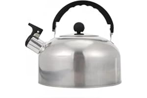 LVTFCO Bollitore a fischio in acciaio inox innovativo 410 Materiale Fischio Tè adatto per fornelli a induzione a gas Bollitore Pot tè domestico