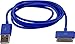 Produktbild Smartfox 2in1 Apple Dock Connector Datenkabel für iPhone 2G / 3G / 3GS / 4 / 4S / iPad / iPad 2 / iPad 3 / iPod classic / touch / mini / nano / Video / Photo / 1G / 2G / 3G / 4G / 5G - Blau