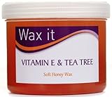 Wax It Soft Honey Wax with Vitamin E and Tea Tree 450g
