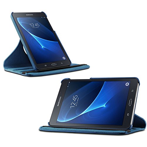 Infiland Samsung Galaxy Tab A 7.0 Hülle Case – PU Ledertasche lederhülle 360° Drehbarer Stand Cover Case Schutzhülle Tasche Etui für Samsung Galaxy Tab A 7.0 17,8 cm SM-T280 (7 Zoll)Tablet-PC(Dunkleblau) - 4