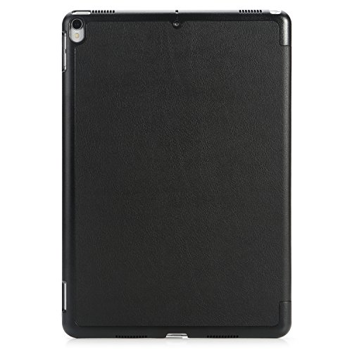 iHarbort® iPad Pro 10.5 2017 Hülle – Premium PU Leder Tasche Hülle Etui Schutzhülle Ständer Smart Cover für iPad Pro 10.5 2017, mit Schlaf / Wach-up-Funktion, Schwarz - 7