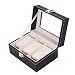 Kurtzy® 3 Slots Watch Case/Box Organiser ,Holder and Display Organizer(16 X 11 X 8Cm) (Watches Excluded) RS.599.00