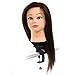Hairdressing Mannequin 98% Real Human Hair 22 Inch,CoastaCloud Professional Training Head Model Hairdresser Human Hair with Clamp