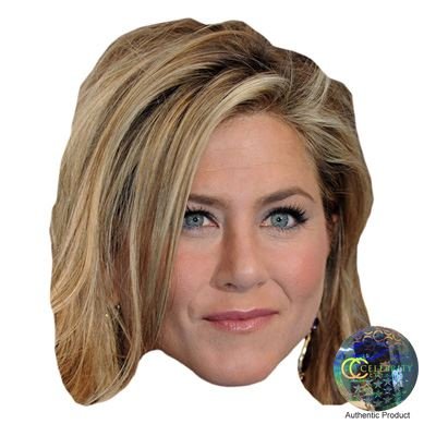 Preisvergleich Produktbild Jennifer Aniston Maske aus Pappe