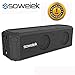 Produktbild Soweiek Solar Bluetooth Lautsprecher, Drahtloser Wasserdichter Outdoor Lautsprecher mit Mikrofon,4400mAh Powerbank,55 St Spielzeit,Tragbar Kabellose Speaker (Schwarz)