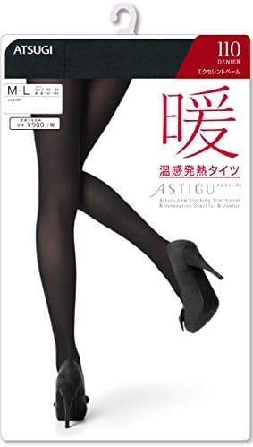 AtsugiAstigu Tights Dan Warming Hot Tights 110 Denier Size S - M - 480 Black (Green Tea Set)