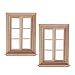 Produktbild P Prettyia 2 Set 1/12 Puppenhaus Miniatur Holzfenster Doppelfensterrahmen Möbel Modell