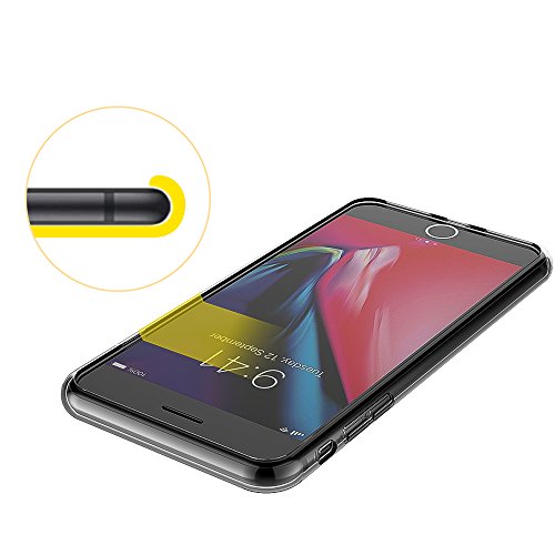 iphone 7 Plus Hülle, Elekin iphone 7 Plus Schutzhülle – [Anti-Kratzer] [Durchsichtige] für iphone 7 Plus Hülle Silikon - 5