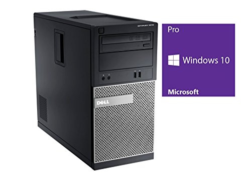 Refurbished Office PC | Dell Optiplex 3010 MT | Intel Pentium G2020 @ 2,9 GHz | 4GB DDR3 RAM | 250GB HDD | DVD-ROM | Windows 10 Pro vorinstalliert (Zertifiziert und Generalüberholt)