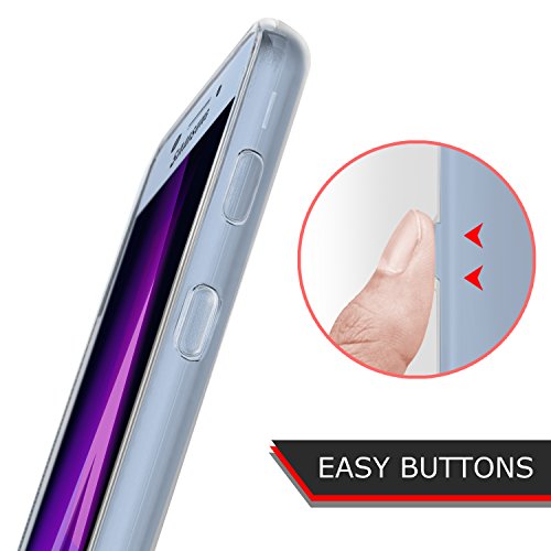 Samsung Galaxy A5 (2017) Hülle, KKtick Transparente Kratzfeste Schutzhülle Crystal Clear Bumper Premium TPU Silikon Durchsichtige Handyhülle für Samsung Galaxy A5 (2017) 5.2 Zoll Case Cover - 7