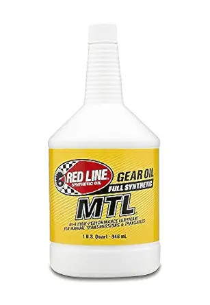 1 Quart (32 Ounces) Red Line (50204) SAE 75W80 Api Gl-4 Manual Transmission and Transaxle Lubrican