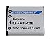 Produktbild Energylines Akku für Olympus LI-40B, Li-Ion, 3.7V, 700mAh ersetzt: Casio Exilim QV-R200 Exilim QV-R200BK Exilim QV-R200PE Exilim QV-R200SR Exilim QV-R200WE Exilim QV-R70 Exilim QV-R80 Exilim EX-ZS100 Exilim EX-ZS100BK Exilim EX-ZS100RD Exilim EX-ZS100SR Exilim EX-ZS150 Exilim EX-ZS150BK Exilim EX-ZS150GD Exilim EX-ZS150GN Exilim EX-ZS150VP Exilim EX-ZS170 Exilim EX-ZS170GD Exilim EX-ZS170PK Exilim EX-ZS200 Exilim EX-ZS5 Exilim EX-ZS5BK Exilim EX-ZS5EO Exilim EX-ZS5PK Exilim EX-ZS5SR