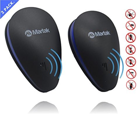 Ultrasonic Pest Repeller: Mice Repeller Plug In Indoor Insect Electronic Pest Control Repellent For Mice, Rats, Spiders, Roaches, Insects, Ants, Rodents, Bugs, Mosquitos, Fleas Non-Toxic Safe For Humans &amp; Pets (2 Pack)