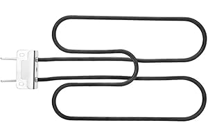 Hicello Element grzejny 66631/65621 część zamienna do grilla elektrycznego Weber, kompatybilne z Weber Q140, Q1400 Grill, elementy grzejne do grilla Weber, stal nierdzewna, spirala grzewcza, 230 V,