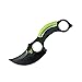 Produktbild G8DS® Zombie Dead Karambit " Black Matte" Neckknife inkl. Etui